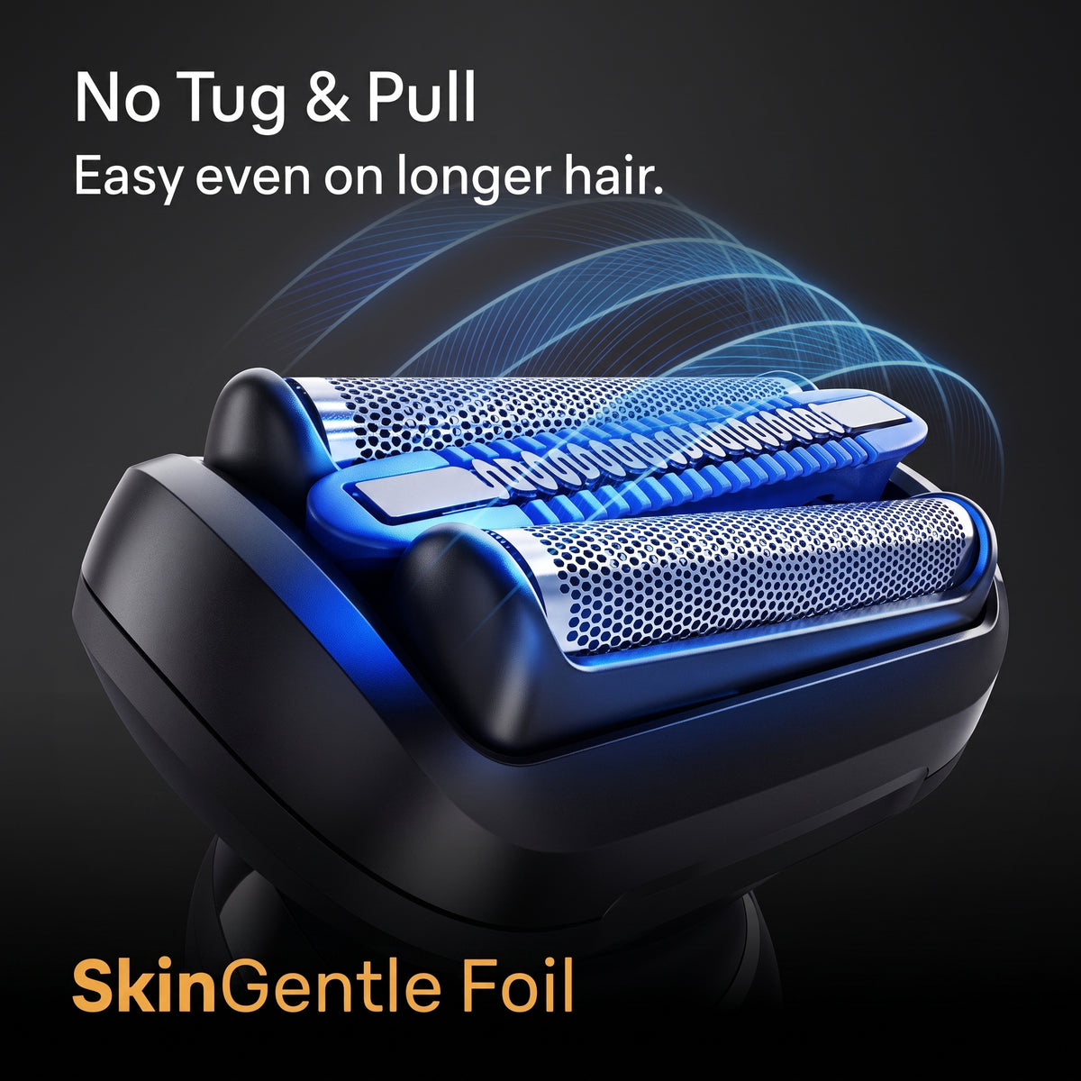No Tug & Pull. Easy Even On Longer Hair.